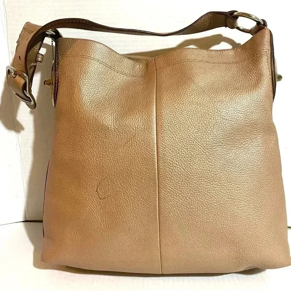 Coach metallic pink